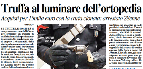 Truffatore arrestato grazie a riCompro